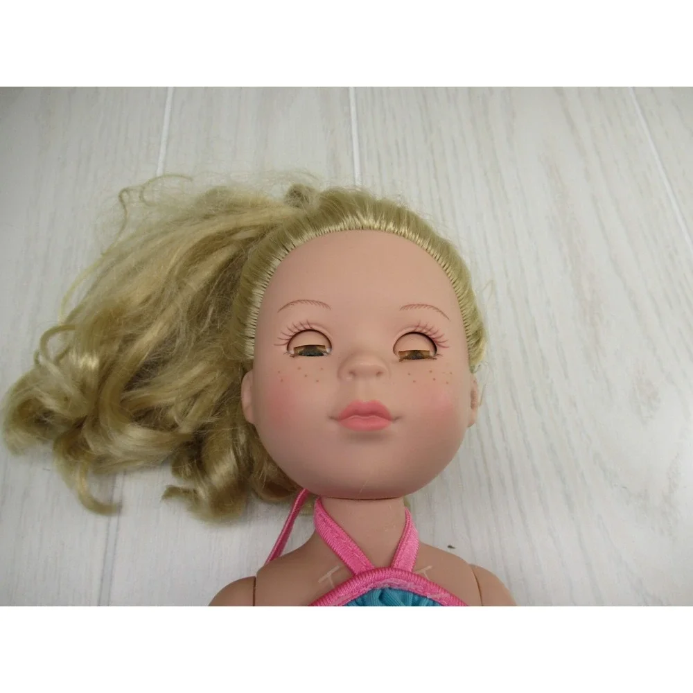 Cititoy My Life doll blond hair blue open close eyes blue  bikini swim suit 2016